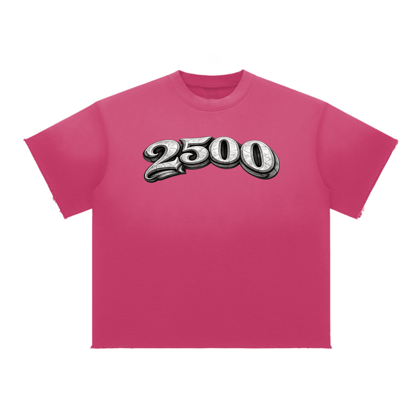 2500 Sun Fade Raw Edge T-Shirt